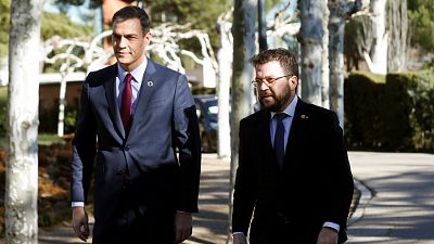 Sánchez y Aragonès harán una declaración institucional tras su reunión previa a la mesa de diálogo