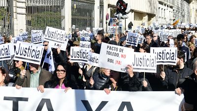 Miles de abogados y procuradores reclaman en Madrid pensiones dignas y pasarse al régimen general