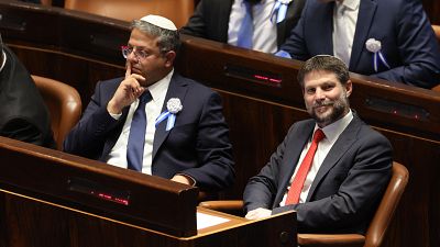 Los ministros israelíes Itamar ben Gvir y Bezalel Smotrich