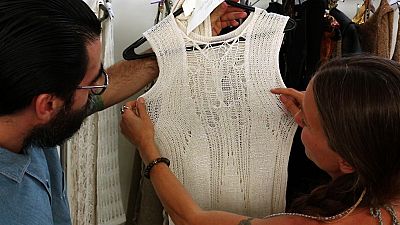 Beatrice y Francisco, de BSF, muestran su colección antes del desfile ADLIB | Ver Beatrice y Francisco, de BSF, muestran su colección antes del desfile ADLIB | Ver