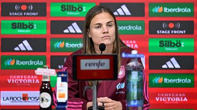 Montse Tomé no habla del caso Rubiales e Irene Paredes ve "raro que no haya condena por coacciones"