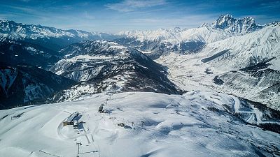 Imatge d'arxiu de les muntanyes georgianes de la regió de Mestia