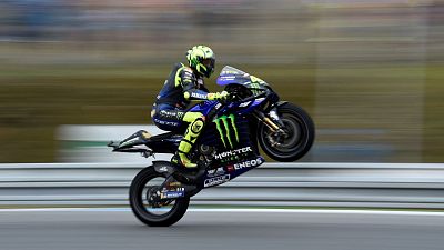 Valentino Rossi se despide de Moto GP
