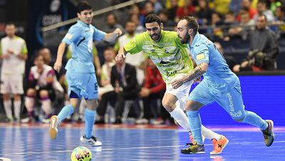 Movistar Inter defenderá su título en Madrid al ganar a Palma en la primera semifinal de la Copa de España por 1-4.