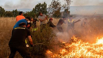 Muere un segundo voluntario herido en el fuego de Castilla y Léon, la tercera víctima mortal de la oleada de incendios