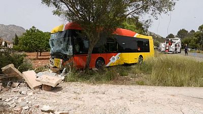 Un muerto y siete heridos en un accidente entre un autobús y un grupo de ciclistas en Mallorca