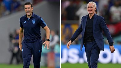 Didier Deschamps vs Lionel Scaloni, la final se juega en los banquillos Didier Deschamps vs Lionel Scaloni, la final se juega en los banquillos