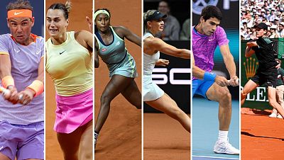 Mutua Madrid Open 2024: Rafa Nadal y Carlos Alcaraz, de nuevo entre las principales estrellas