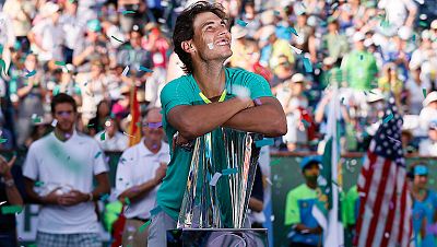 Nadal remonta a Del Potro en Indian Wells y se alza con su 22º Masters 1000
