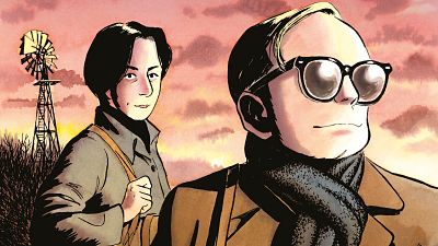 Detalle de la portada de 'Truman Capote. Regreso a Garden City' Detalle de la portada de 'Truman Capote. Regreso a Garden City'