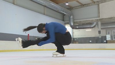 Navarra tiene una de las mejores patinadoras artísticas sobre hielo: Amaia Bernal