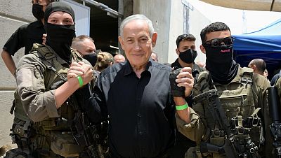 Netanyahu afirma que las fuerzas israelíes cruzaron el río Litani en el Líbano