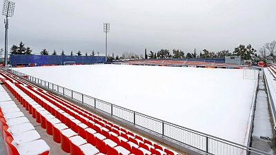 Atlético-Athletic y Osasuna-Real Madrid, en riesgo de suspensión por la nieve