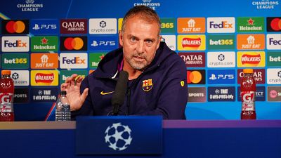 Hansi Flick sobre Lamine: "Si vuelve tiene que ser al 100% recuperado". - Champions League | Ver Hansi Flick sobre Lamine: "Si vuelve tiene que ser al 100% recuperado". - Champions League | Ver