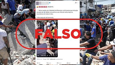 No han confirmado que un equipo israelí haya rescatado a una niña cinco días después del terremoto en Colombia
