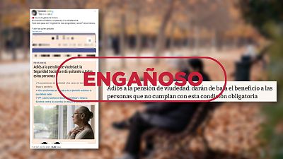 La extinción de la pensión de viudedad se contempla desde hace años