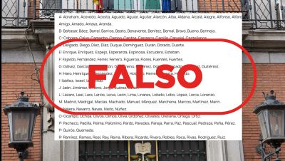 Es falso que haya una lista de apellidos que dan la nacionalidad automáticamente
