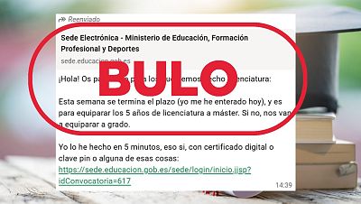 No existe un plazo para obtener el certificado de correspondencia de títulos universitarios