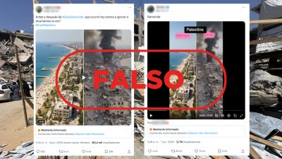 No es Gaza antes y después de los ataques de Israel, es un vídeo generado con IA No es Gaza antes y después de los ataques de Israel, es un vídeo generado con IA