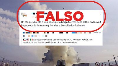 No hay 20 militares italianos muertos o heridos en un ataque a una base de la OTAN en Kuwait, es falso