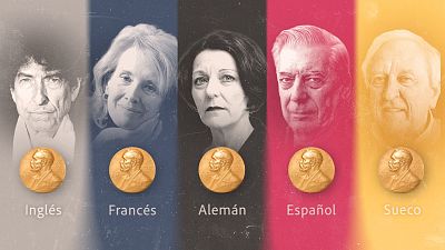 El inglés es la lengua mayoritaria en el Nobel de Literatura El inglés es la lengua mayoritaria en el Nobel de Literatura