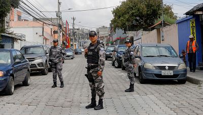 Noboa asegura que Ecuador está en "un estado de guerra" y anticipa que no va a negociar "con terroristas"
