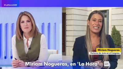 Míriam Nogueras (Junts) insiste en que no negociará con el Gobierno del decreto de vivienda | Ver