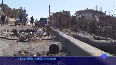 Estabilitzats els dos incendis actius a Catalunya, el d'Àger i el del Bages Estabilitzats els dos incendis actius a Catalunya, el d'Àger i el del Bages