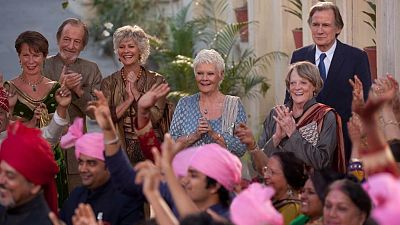 Escena de la película 'El nuevo exótico hotel Marigold' Escena de la película 'El nuevo exótico hotel Marigold'