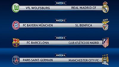 Barça y Atlético se verán las caras; el Madrid, contra el Wolfsburgo | Ver Barça y Atlético se verán las caras; el Madrid, contra el Wolfsburgo | Ver