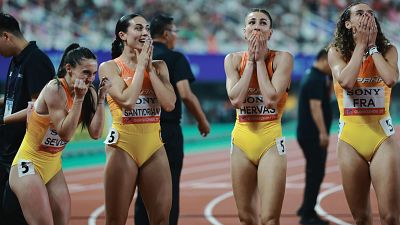 Daniela Fra y Blanca Hervás en Objetivo Los Ángeles: el secreto de la explosión del relevo español