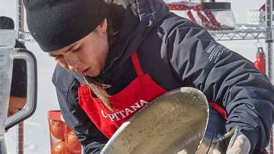 Ofelia, una super capitana en la nieve