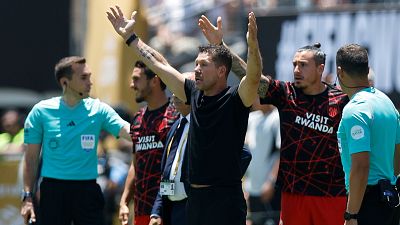 Simeone: "La derrota con el PSG nos obliga a sacar buenos resultados" - Fútbol | Ver