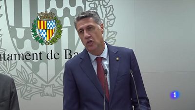 Albiol carrega contra l'oposició de Badalona per la moció Albiol carrega contra l'oposició de Badalona per la moció