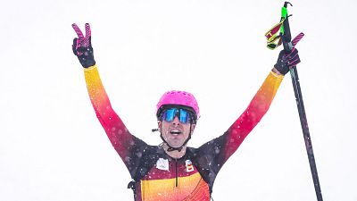 Oriol Cardona celebrà el seu primer or als JJOO d'hivern