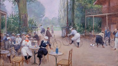 El viaje en bicicleta de un poeta entre París y Madrid hace 130 años