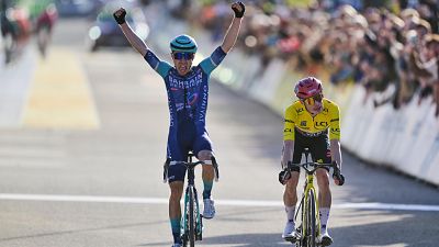 Jonas Vingegaard gana la París-Niza y Lenny Martinez se lleva la última etapa al aguantar el ataque del danés