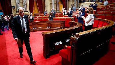 El Parlament catalán no reconoce "como legítima" la inhabilitación de Torra
