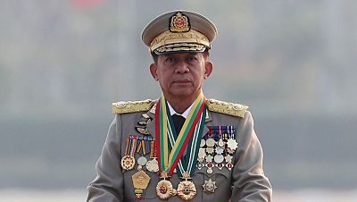 El Parlamento birmano designa al general golpista Min Aung Hlaing presidente del país