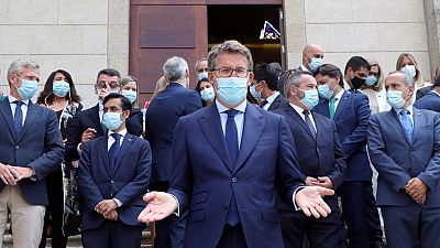 El Parlamento gallego inicia la XI legislatura, marcada por el dolor del coronavirus