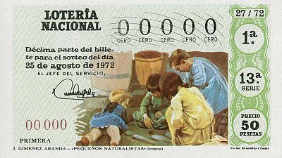 Un paseo por el Prado con los décimos de Lotería | Ver