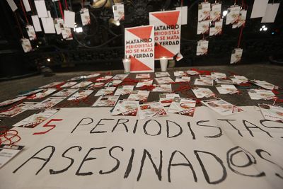 Los periodistas mexicanos se plantan ante López Obrador después del continuo asesinato de compañeros de profesión