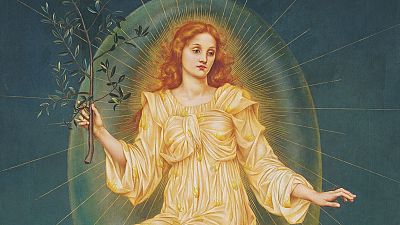 'Lux in Tenebris' de Evelyn de Morgan, 1895 'Lux in Tenebris' de Evelyn de Morgan, 1895