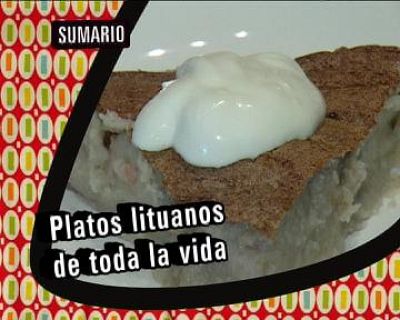 Lituania: sopa fría de remolacha y un pastel de patata