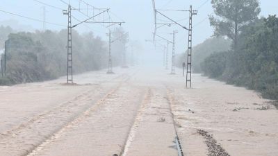 Pluges torrencials a les Terres de l'Ebre