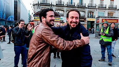 Podemos e IU cierran un acuerdo electoral para concurrir juntos a las generales del 26J