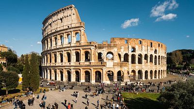 La policía italiana identifica a los autores que inscribieron su nombre en las paredes del Coliseo