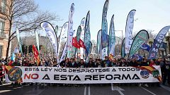 Policías y guardias civiles vuelven a manifestarse en contra de la reforma de la 'ley mordaza'