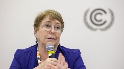 Michelle Bachelet, expresidenta de Chile y candidata a secretaria general de la ONU Michelle Bachelet, expresidenta de Chile y candidata a secretaria general de la ONU