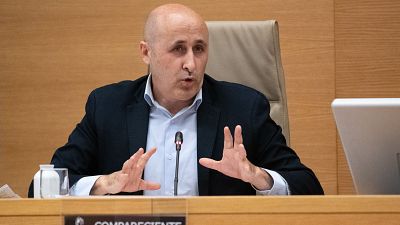 El presidente de la Conferencia Hidrográfica del Júcar (CHJ), Miguel Polo, comparece ante la Comisión de Investigación sobre la dana